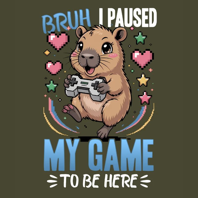 Capybara Gamer Gaming