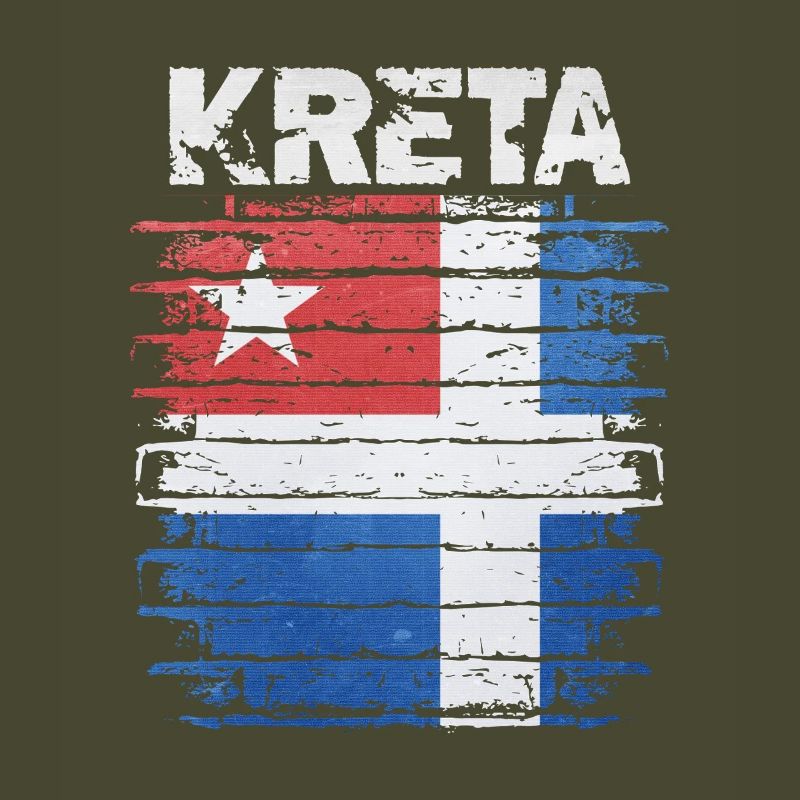 Drapeau de la Crète Impression d’art