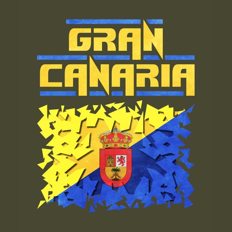 Puzzle de conception du drapeau de Gran Canaria