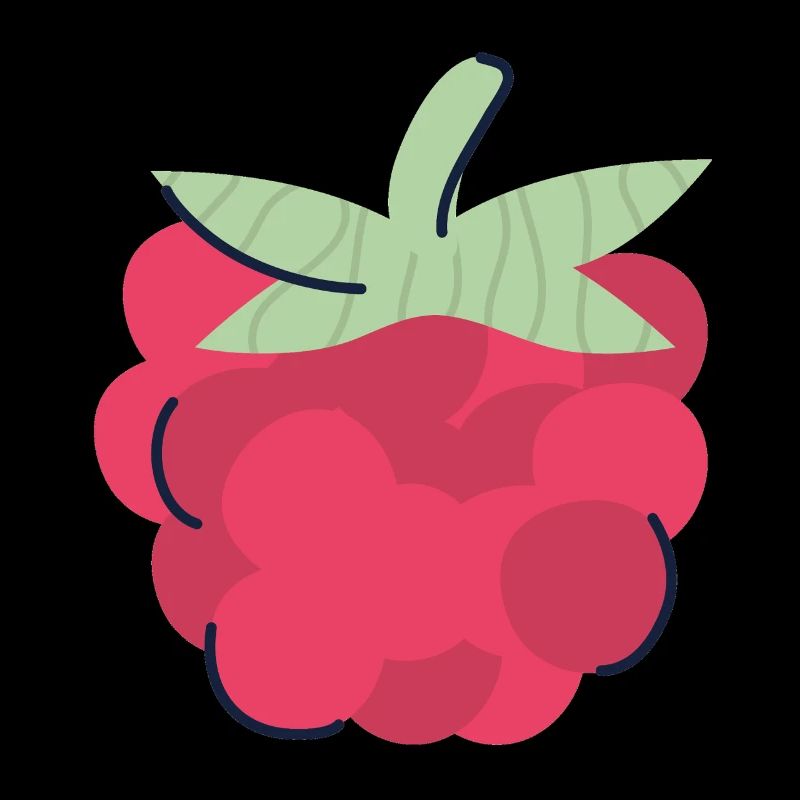 Raspberry Pop Art Berry