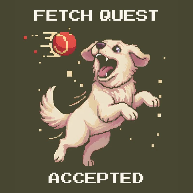 Fetch Quest Acceptée | Chien jouant au ballon