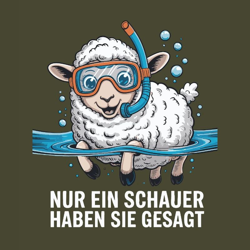 Nur ein Schauer – Lustiges Schaf Design