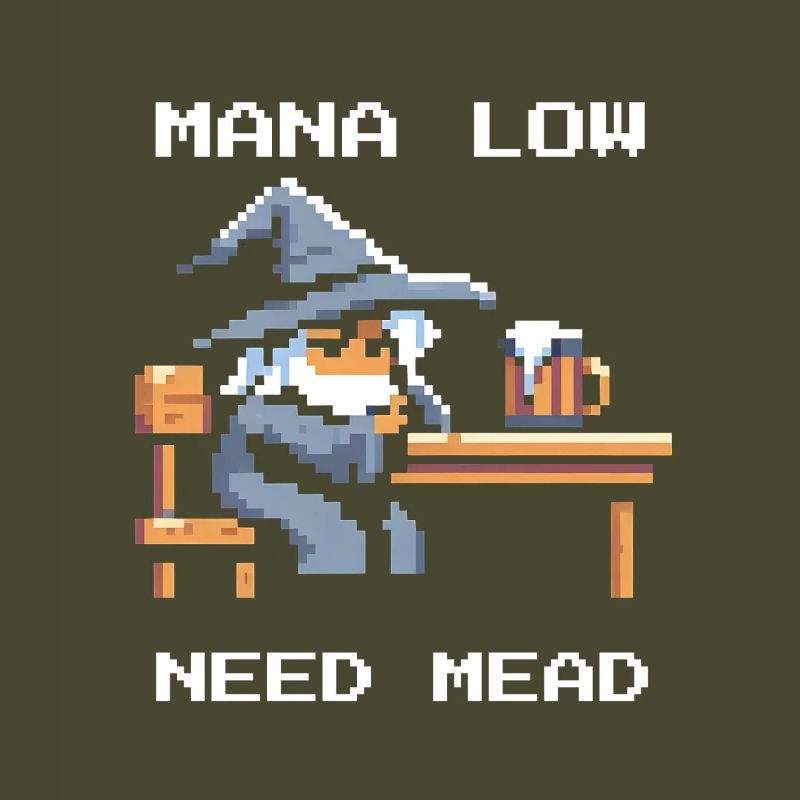 Mana leer? Met hilft! | Zauberer RPG Witz