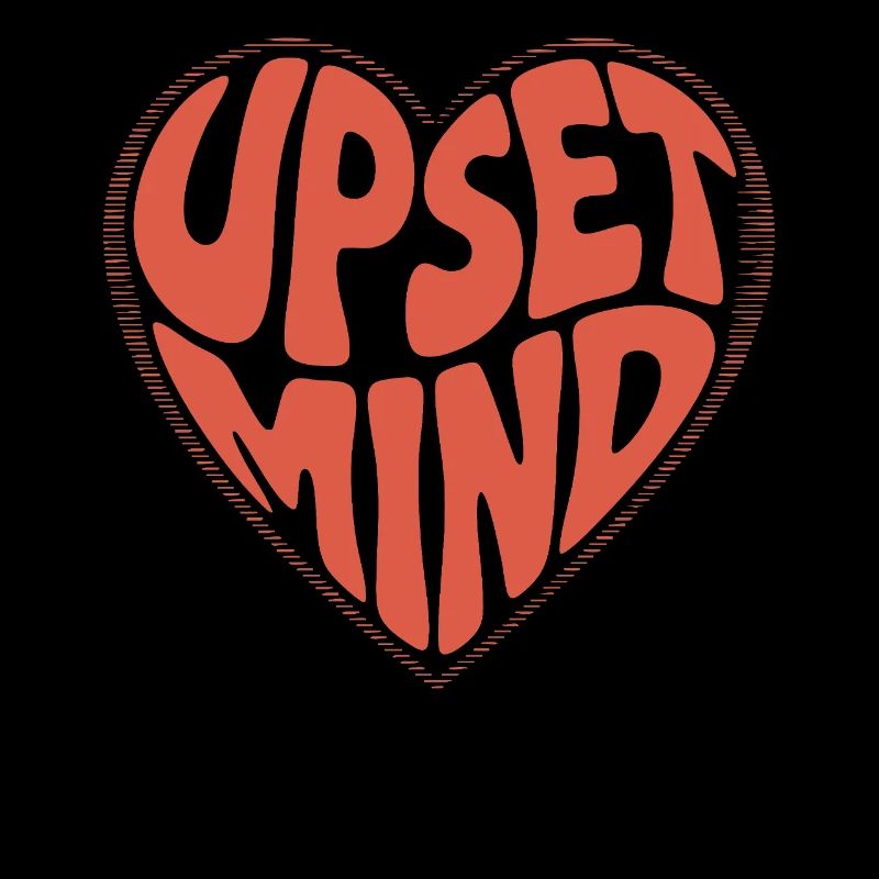 Upset Mind – Retro Herz Design