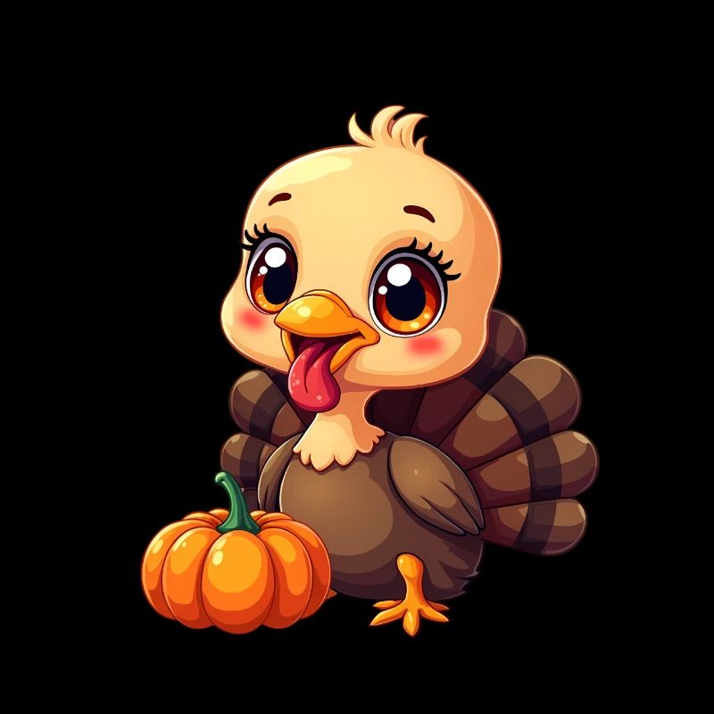 Bébé dinde de Thanksgiving