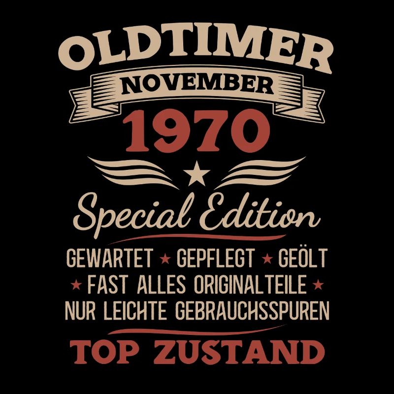 55. Geburtstag Geschenk Oldtimer November 1970