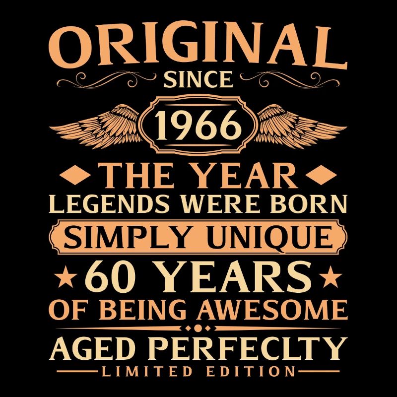 Original 1966 Vintage - 60th Birthday