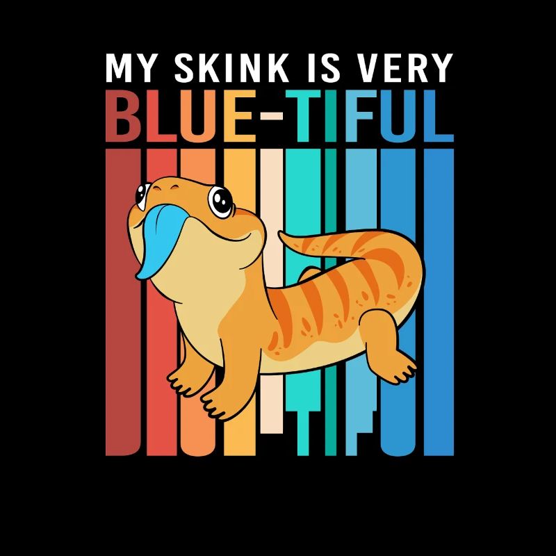 Blau Zunge Eidechse