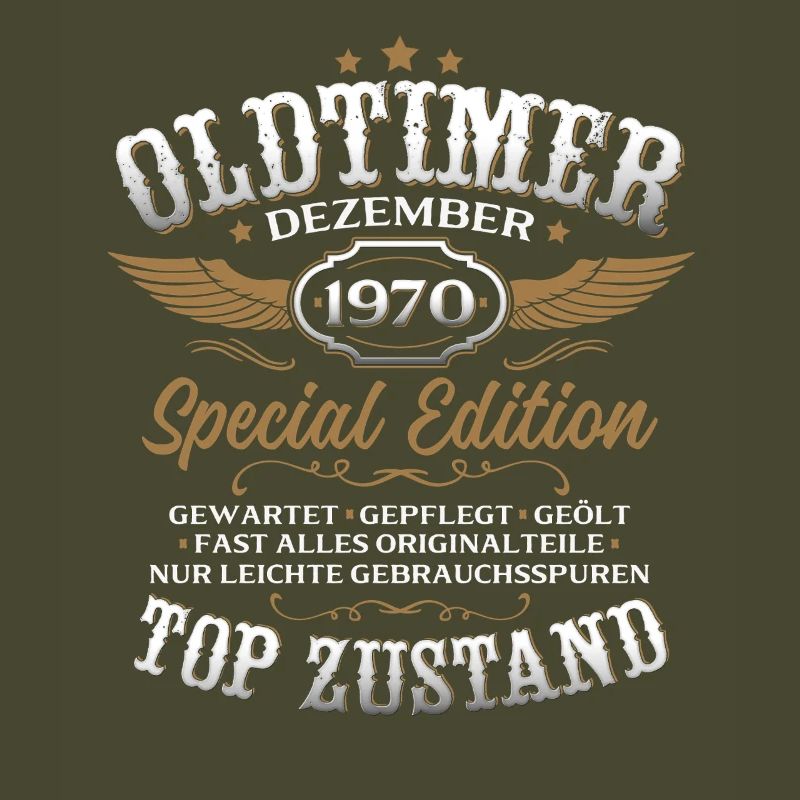 55. Geburtstag Geschenk Oldtimer Dezember 1970