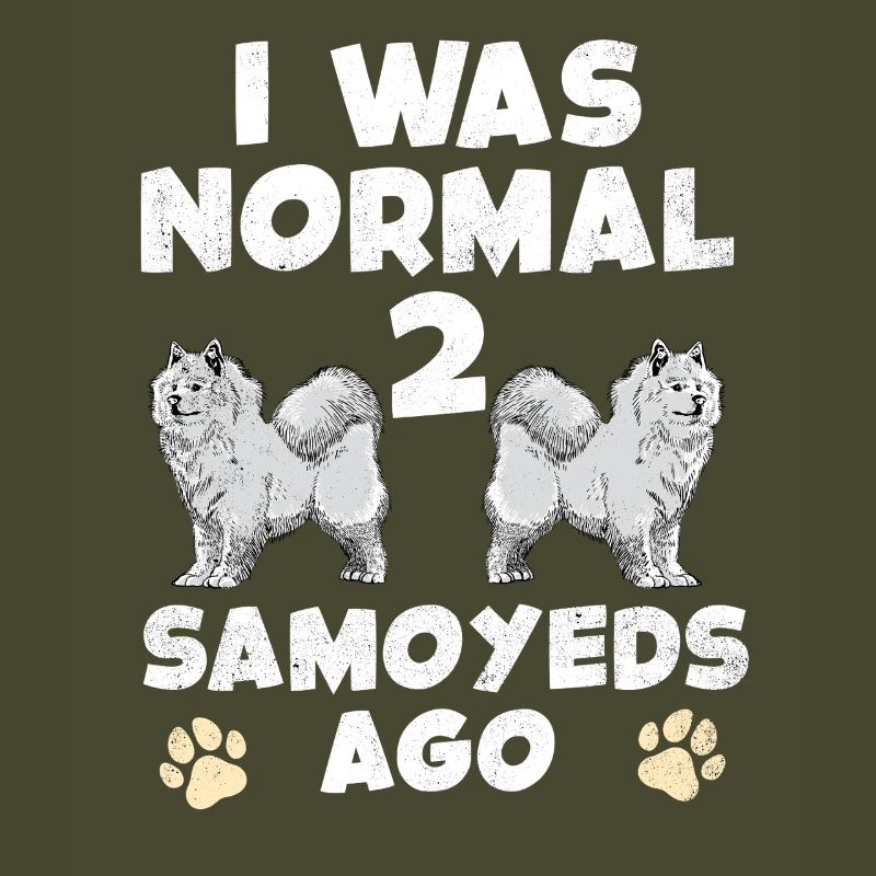 J’étais normal devant deux Samoyèdes