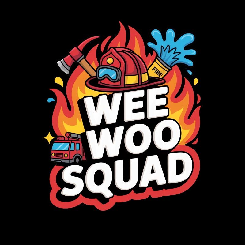 Wee Woo Squad Fire Truck Car Fun