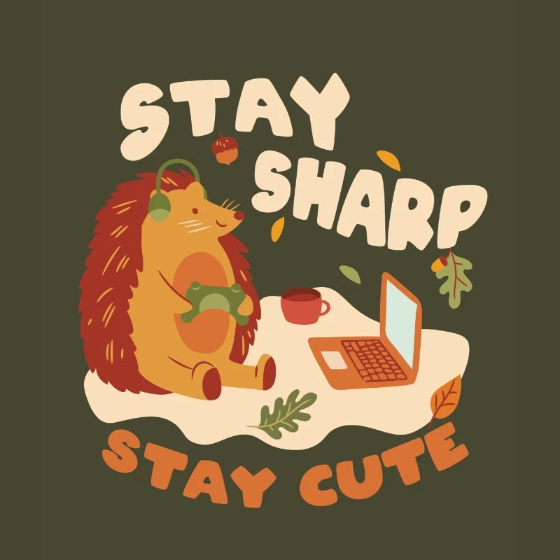 Igel Tag Journée du hérisson Reste en forme Reste mignon