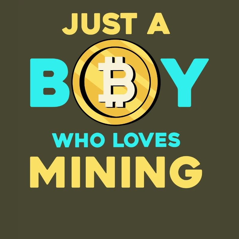 Krypto Mining Junge – Bitcoin Leidenschaft