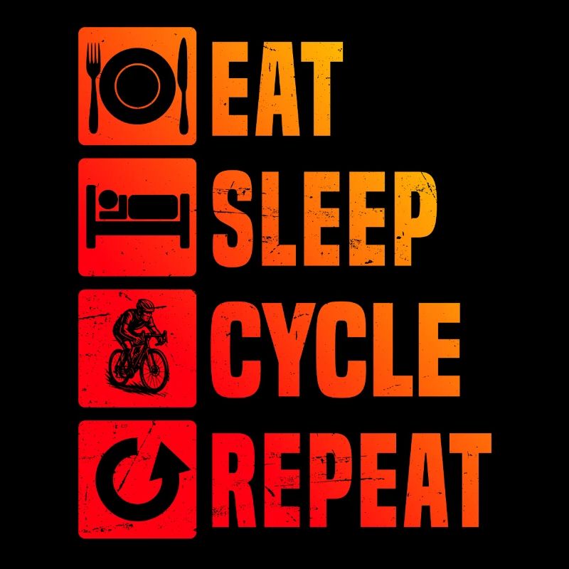 Message clair sur le vélo de route