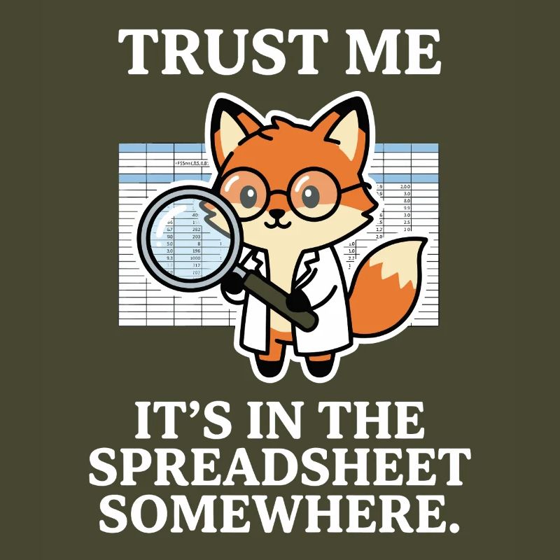 Crois-moi, c’est dans le tableur quelque part, Fox