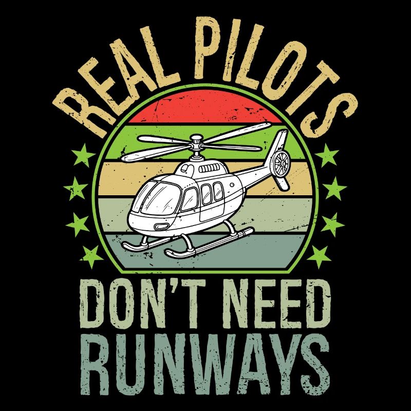Real Pilots Don't Need Runways Vintage