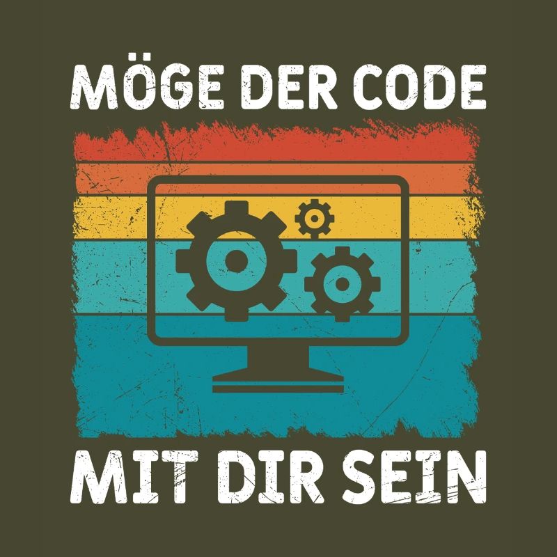 Nerd Computer MÖGE DER CODE MIT DIR SEIN LUSTIG