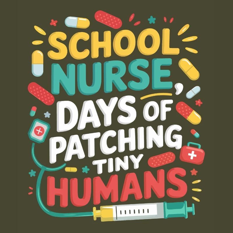 Minis patchwork d’infirmière scolaire