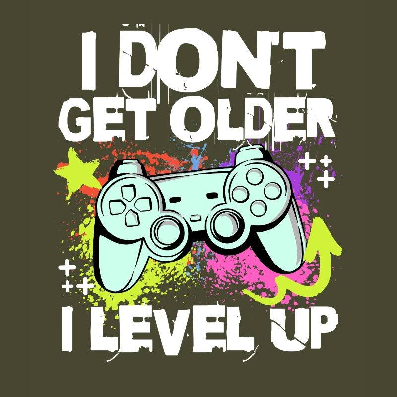 I Level Up Instead of Getting Older – Controller Motif