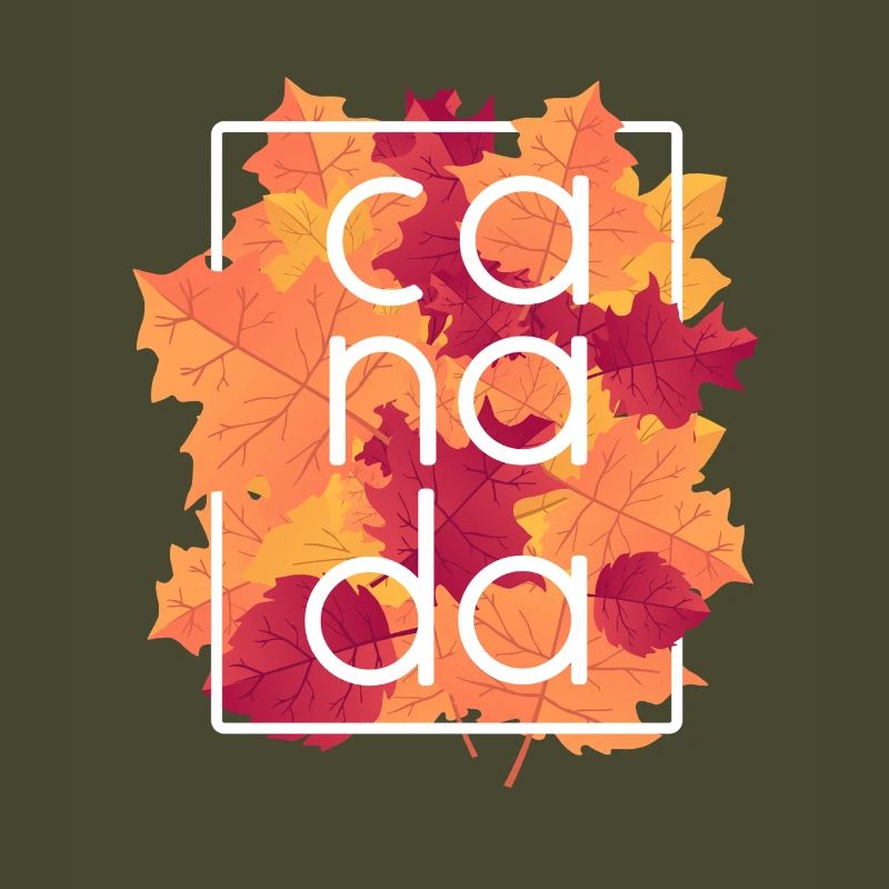 Design des feuilles d’érable d’automne du Canada
