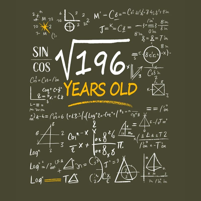 14 Years Birthday Math Formulas Funny