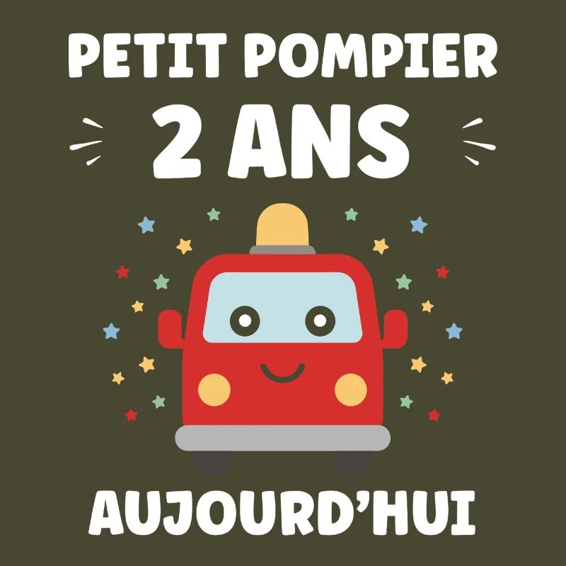 Petit pompier 2 ans aujourd'hui