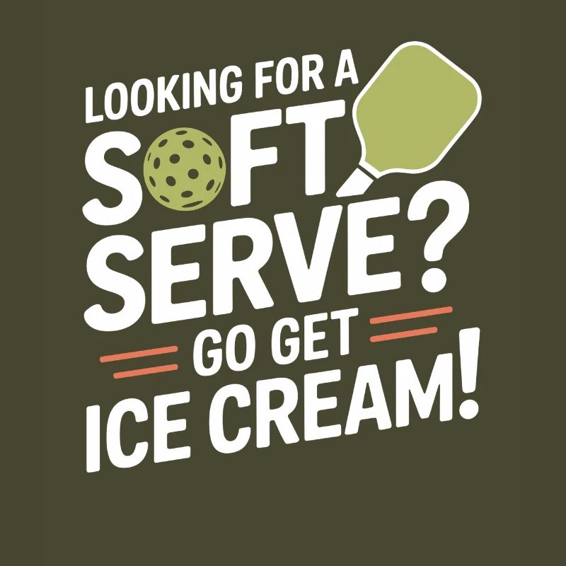 Pickleball Spieler Looking For Soft Serve Dinking