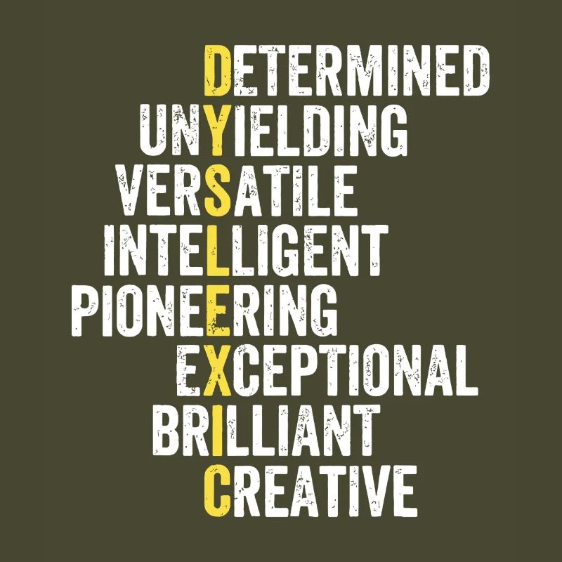 Yellow Accent Adjective Stack