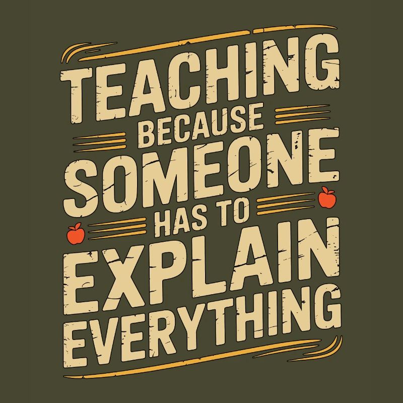 Elementary Teacher Teaching Because School Tutor