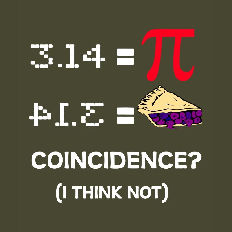 Pi Pie Coincidence Tee