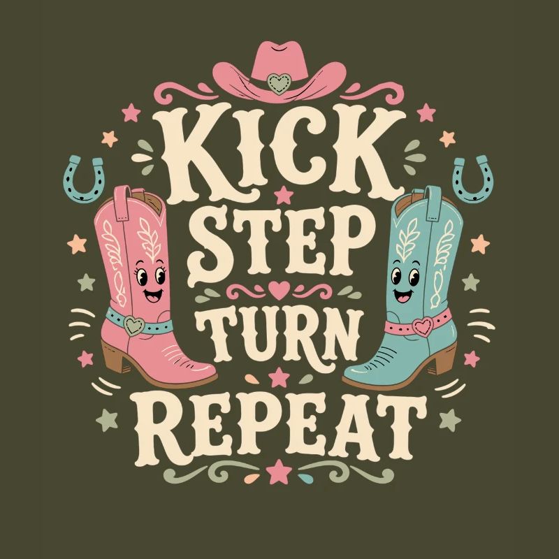 Kick Step Turn Repeat