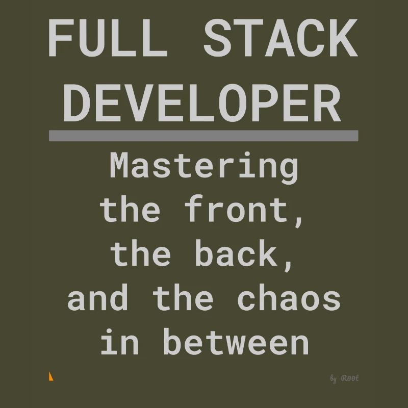 Dévelo Full Stack : Avant, Arrière et Chaos