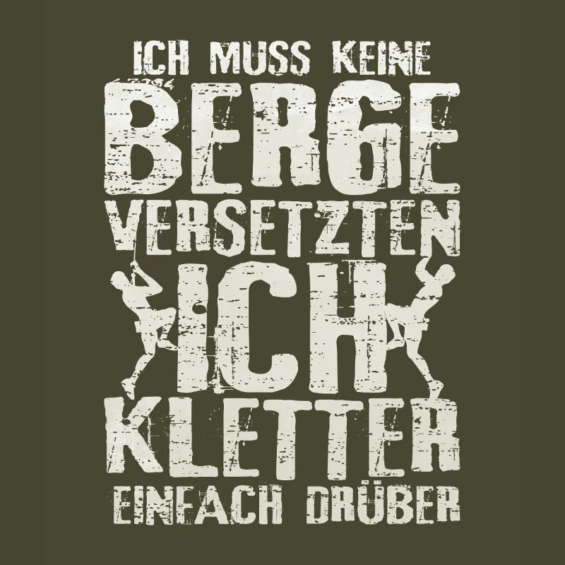 Klettern berg versetzten spruch geschenkidee