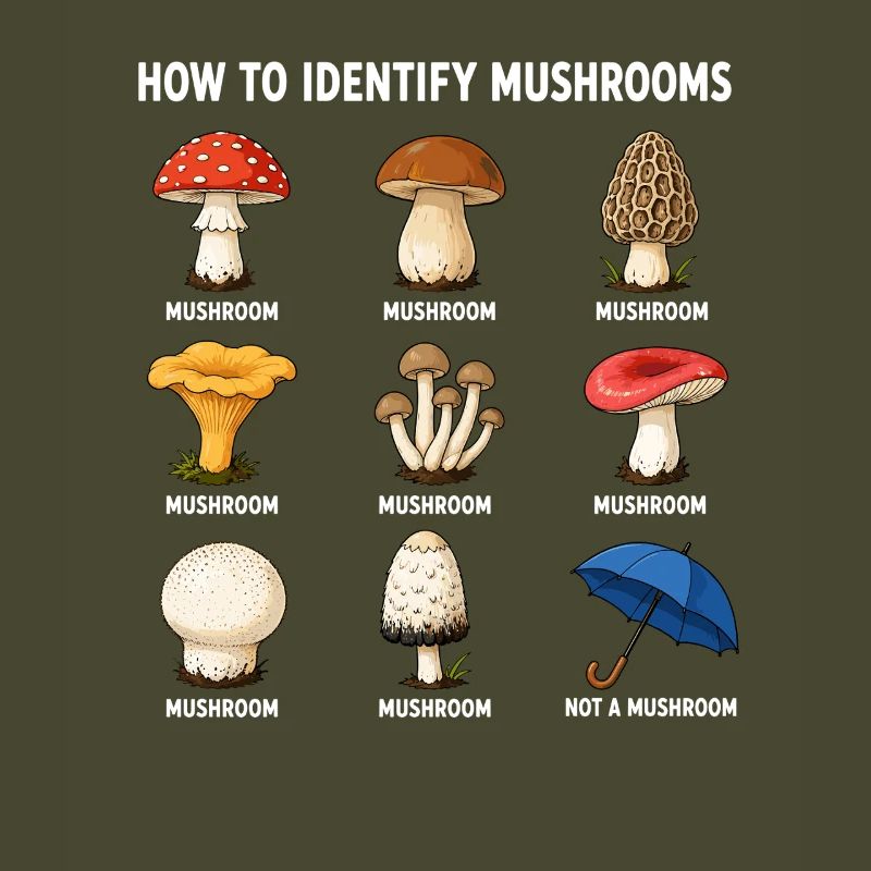 Comment identifier les champignons drôle