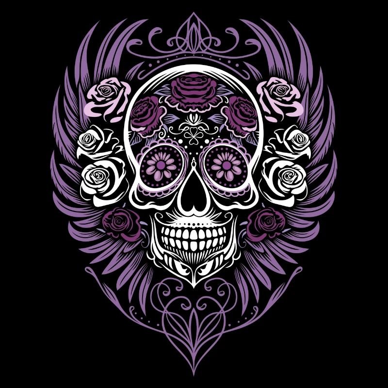 Sugar Skull Halloween Wings