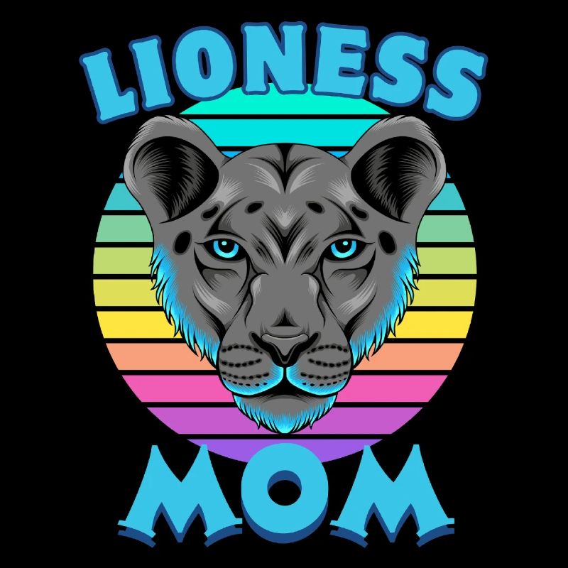 Löwenmutter Muttertag Mama