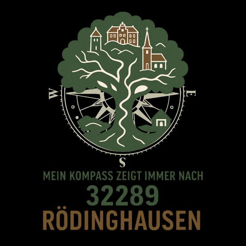 My compass shows Rödinghausen