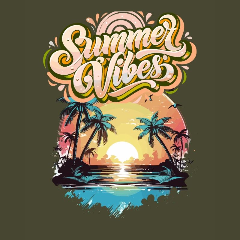 Summer Mood Palm Trees Sunset