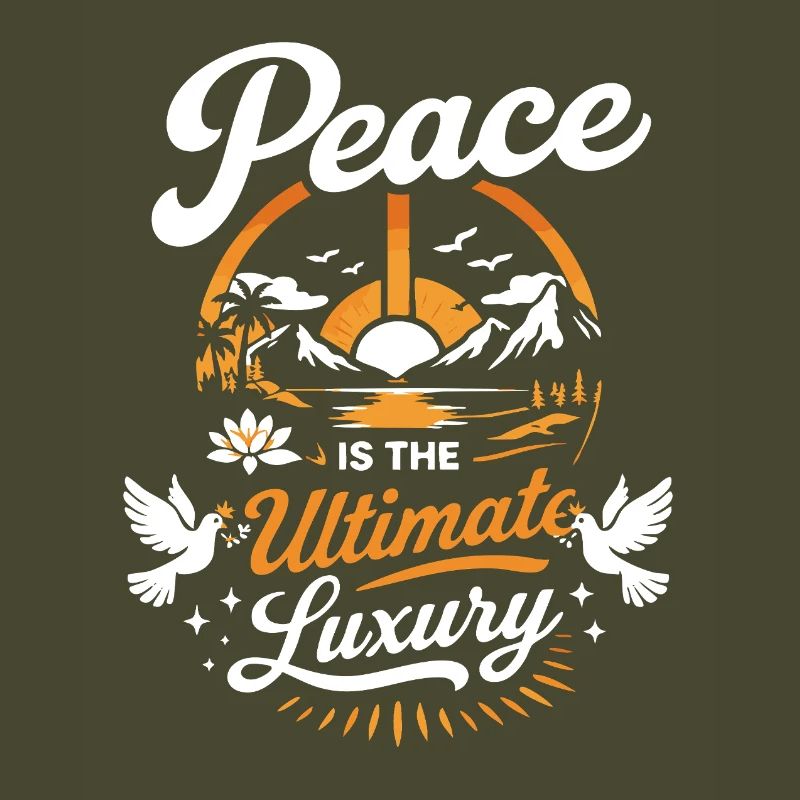 Peace Is The Ultimate Luxury – Strong Statement