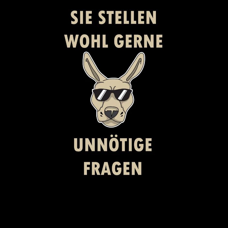 Känguruh sie stellen wohl gerne
