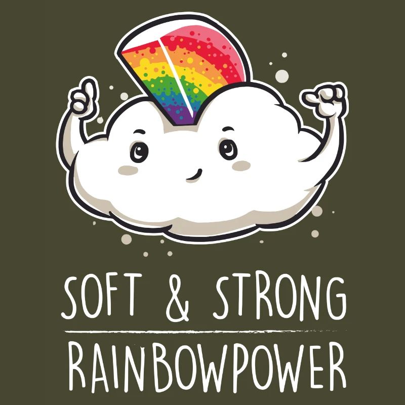 Rainbow cloud creative gift funny power
