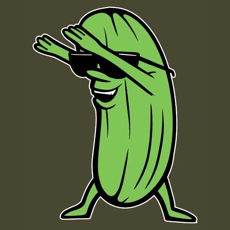 Dabbing Concombre Dabbing Dab Danse Hip-Hop Danse Pose