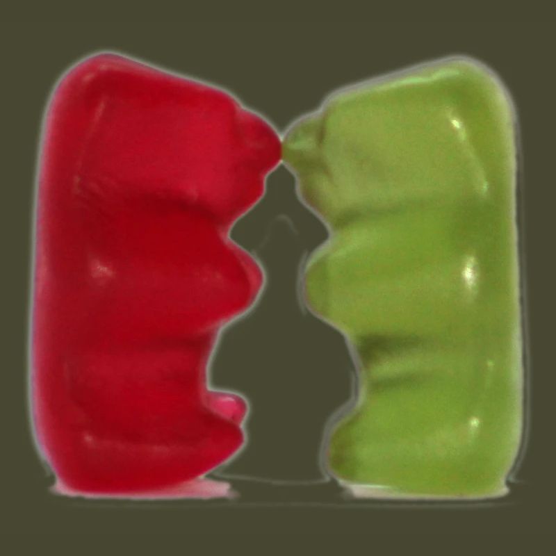 Gummibärchen Kuss