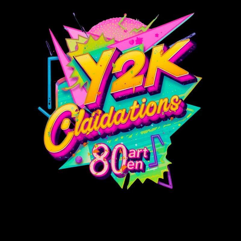 Conception de célébration rétro Y2K
