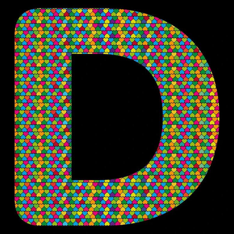 Coeur coloré D Design - Unique et élégant !