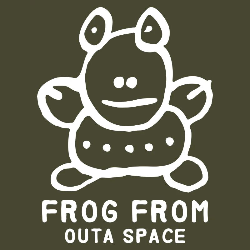 Frog "Frog from outa Space" saying
