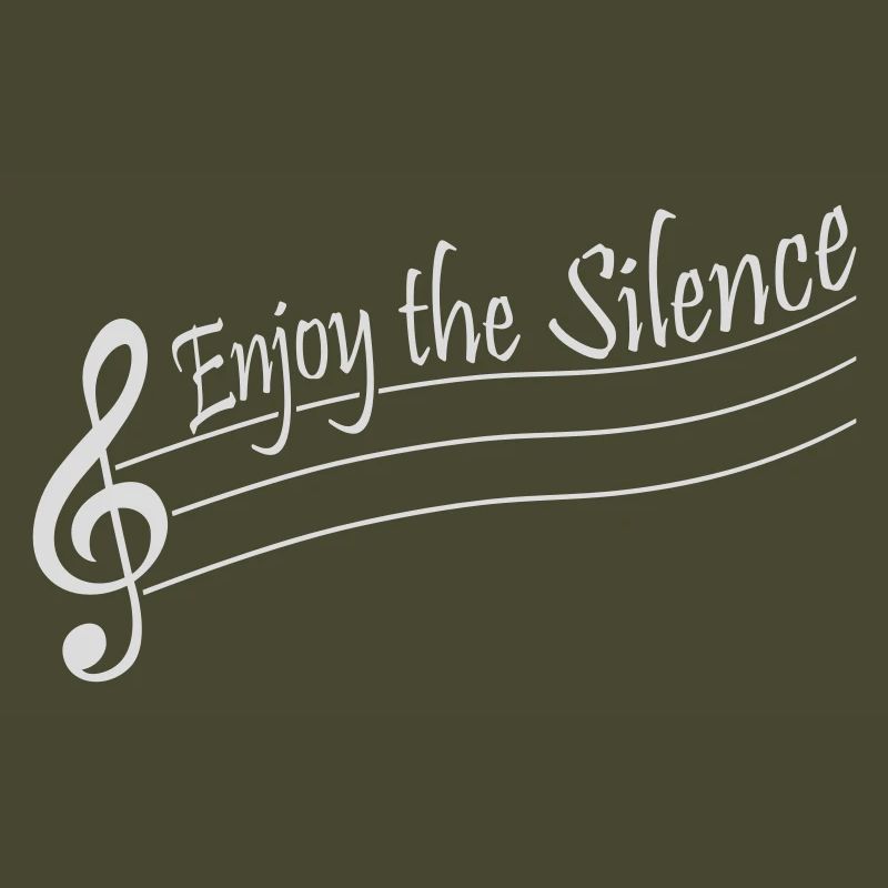 Profitez du silence Dire calme Silence Introverti