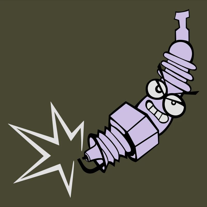 Spark plug with color changing function