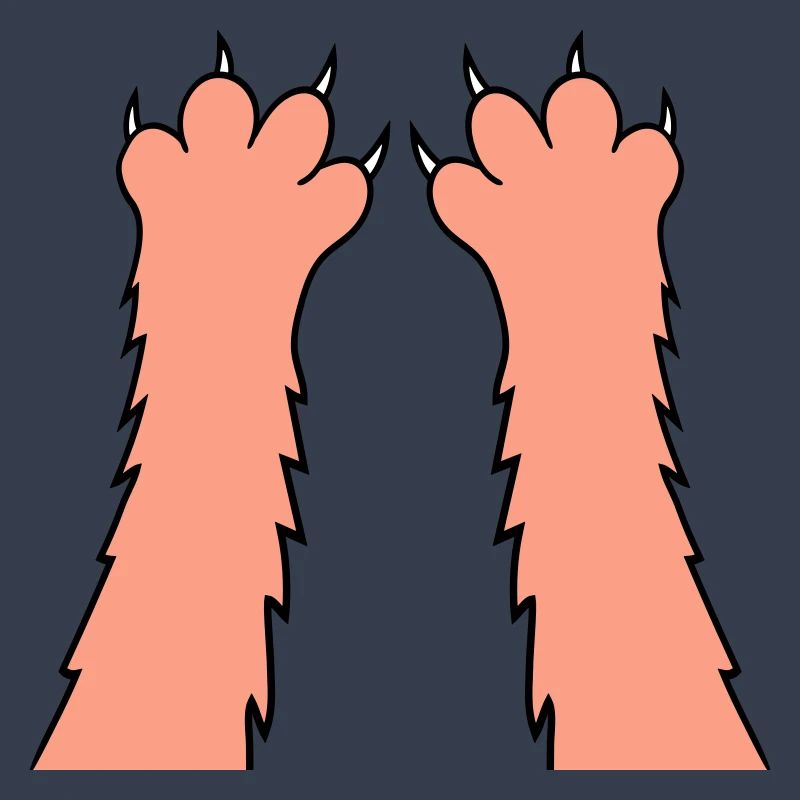 Cats, claws, paws, paws, sharp claws, scratching