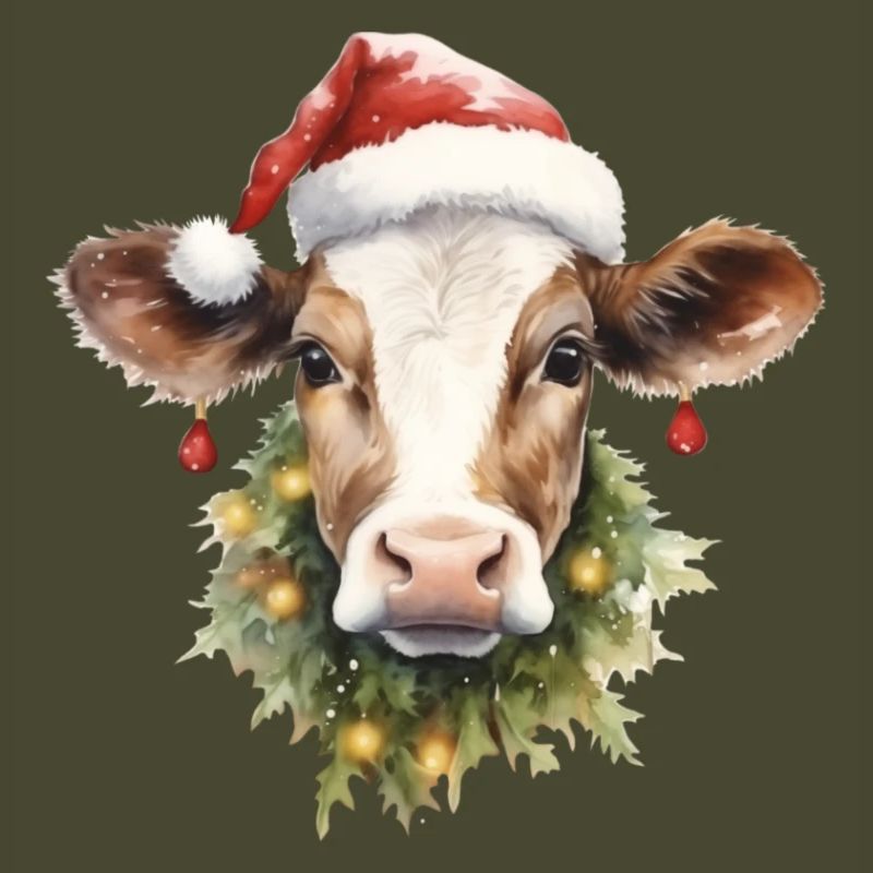 Weihnachtskuh